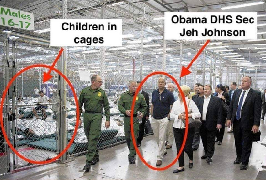 Obama put kids in cages.